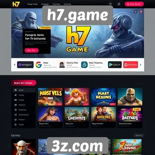 Acessibilidade e usabilidade no site h7.game