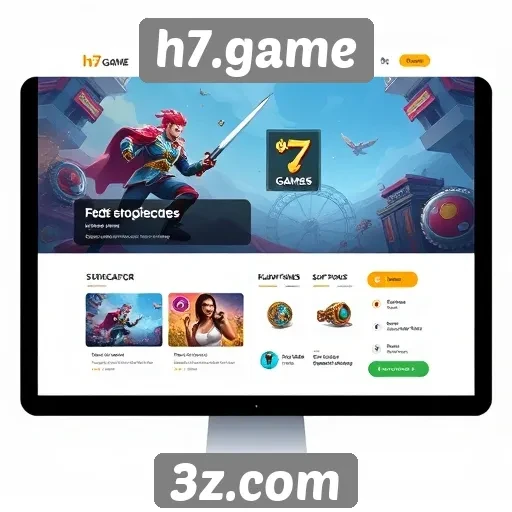 Avaliação da interface do usuário no site h7.game